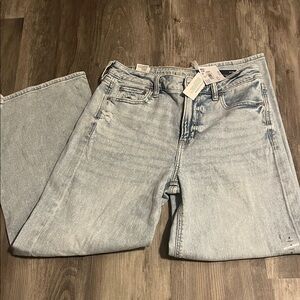 Light Blue high rise American eagle baggy Jeans